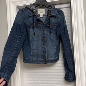 American Rag Jean jacket hoodie